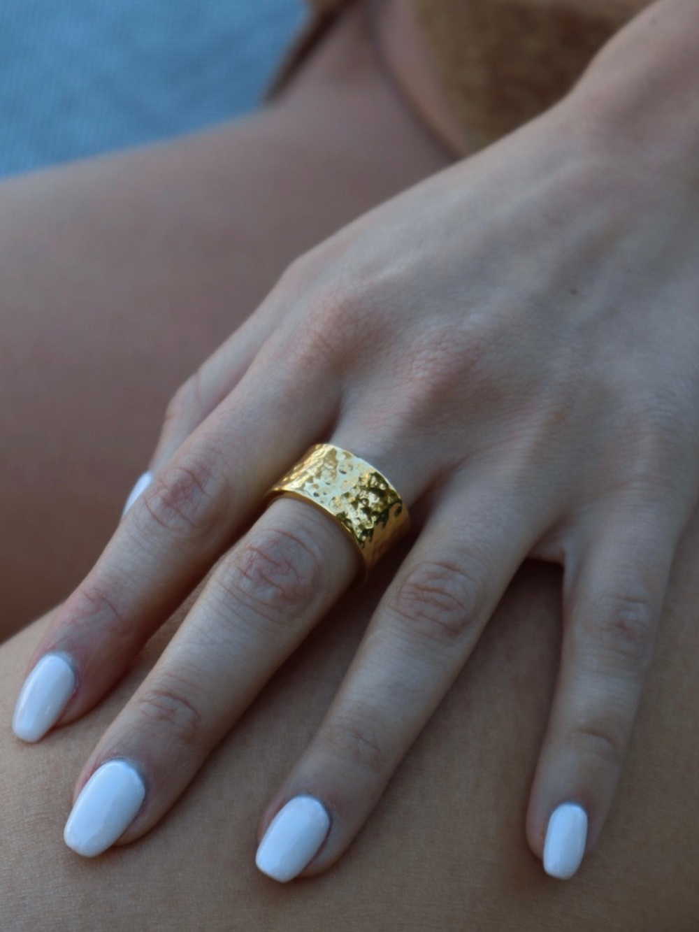 New MAYAMAR Textured Gold Ring